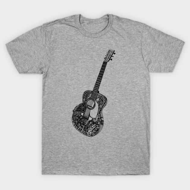 Best Acoustic Air Guitar T-Shirt by BullShirtCo